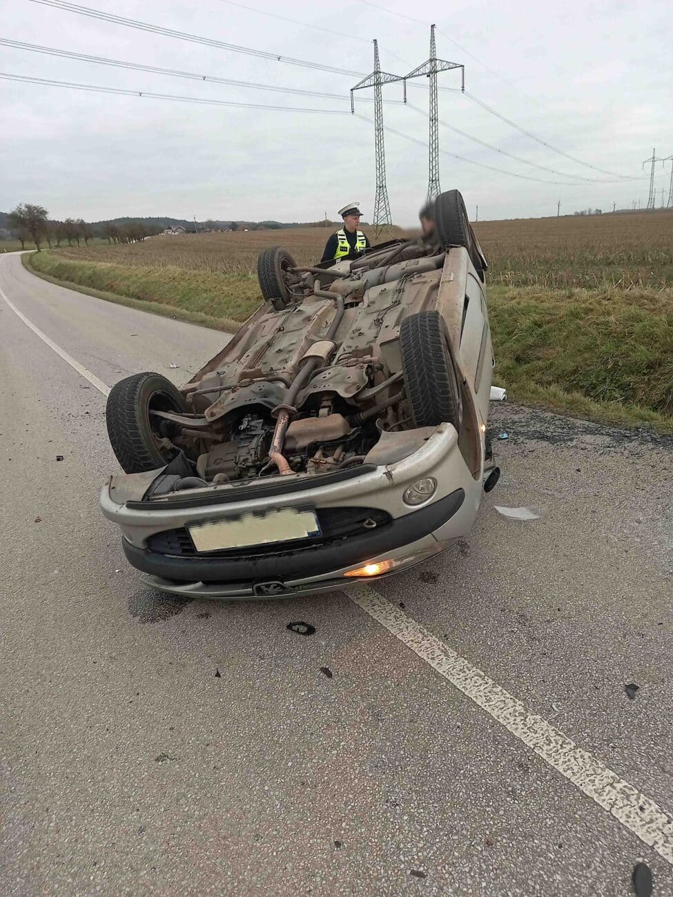 Vážná nehoda u Radimi. Foto: HZS