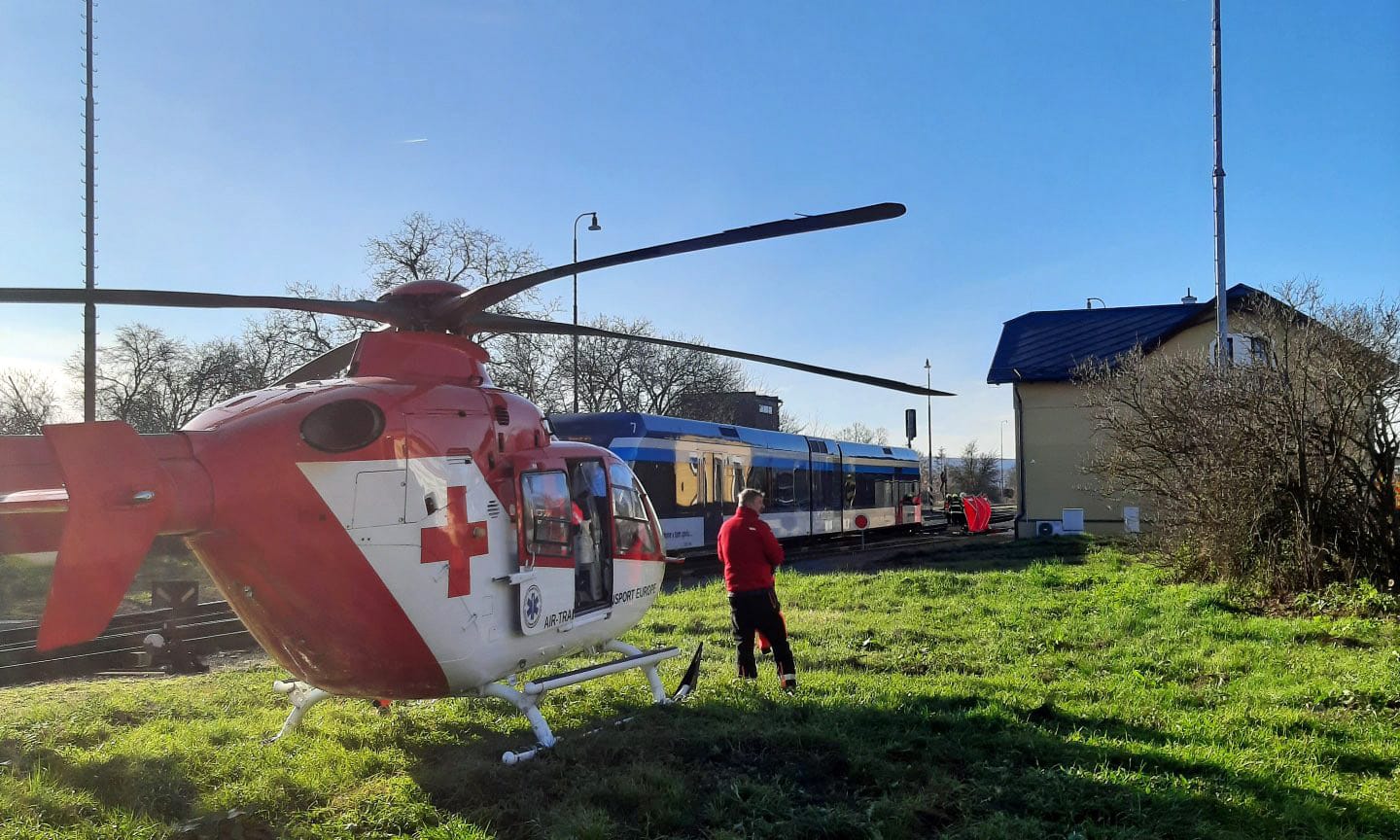 Tragická nehoda v Senici na Hané. Foto: HZS
