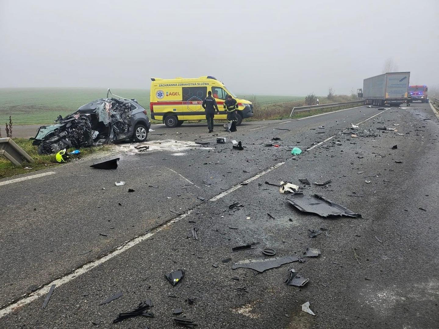 Tragická nehoda v okrese Skalica. Foto PSR