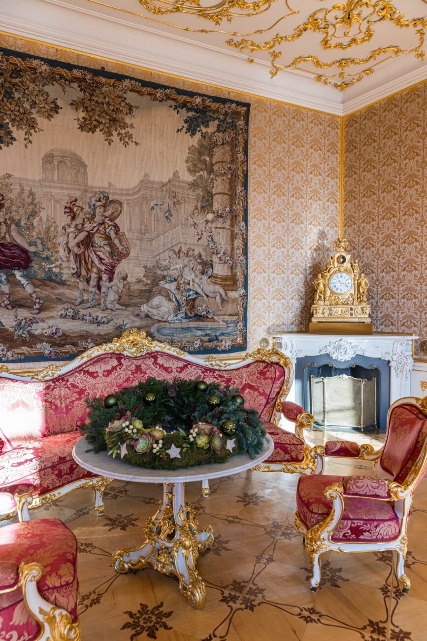 Vánočně vyzdobené prostory Pražského hradu. Foto: Kultura Pražského hradu