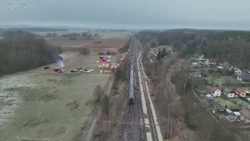 VIDEO: Nehoda vlaků u Zlivi. Video: PČR
