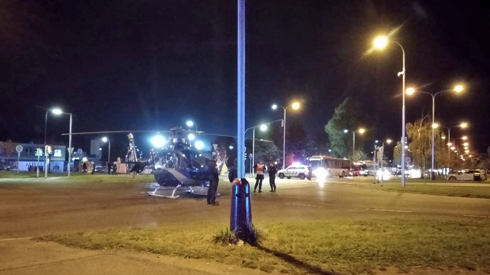 Pro opařené dítě do Mladé Boleslavi letěl vrtulník. Foto: ČRzprávy