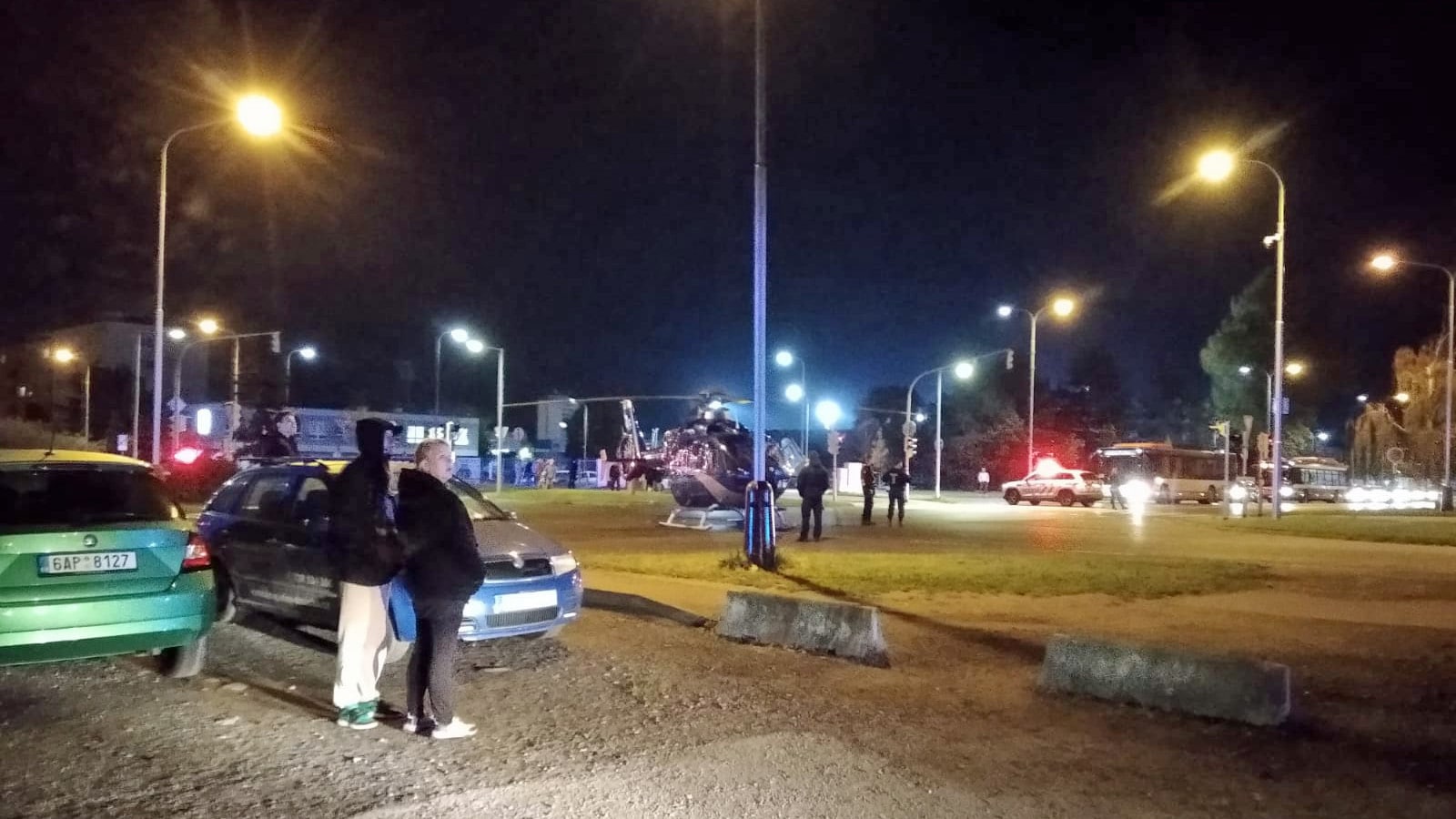 Pro opařené dítě do Mladé Boleslavi letěl vrtulník. Foto: ČRzprávy