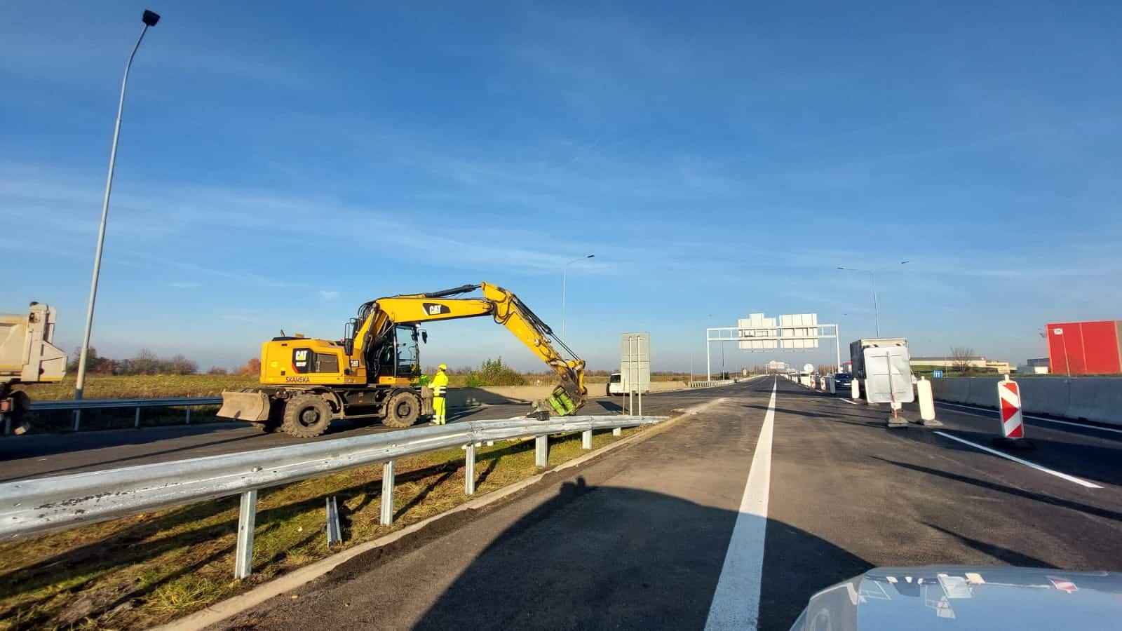 Od pondělí skončí omezení na dálnici D10 a D0 u Prahy. Foto: ŘSD