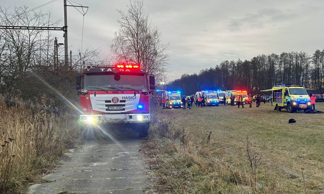 Nehoda vlaků u Zlivi. Foto: SŽ