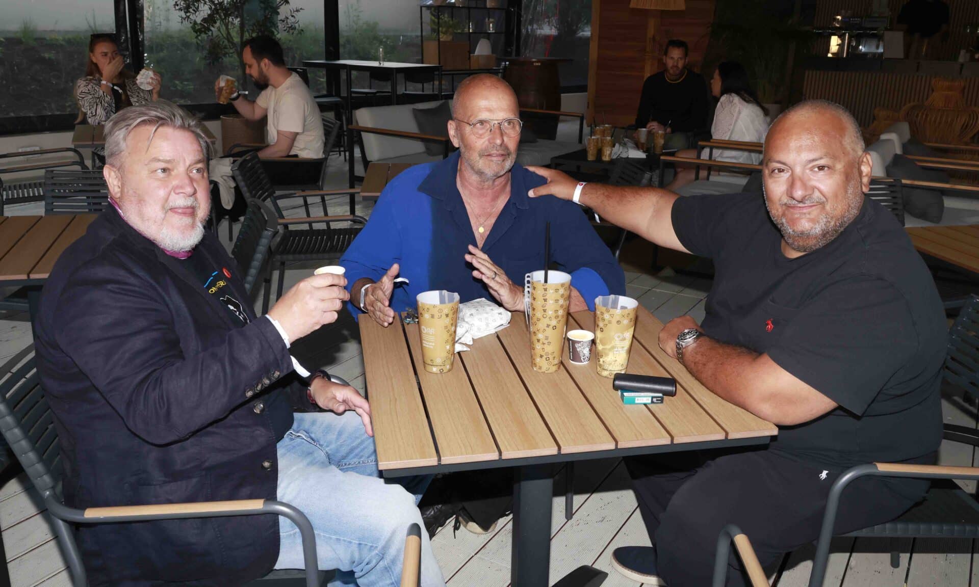 Miloš Pokorný, Zdeněk Pohlreich a Patrik Hezucký spolu měli podcast. Foto: Nextfoto