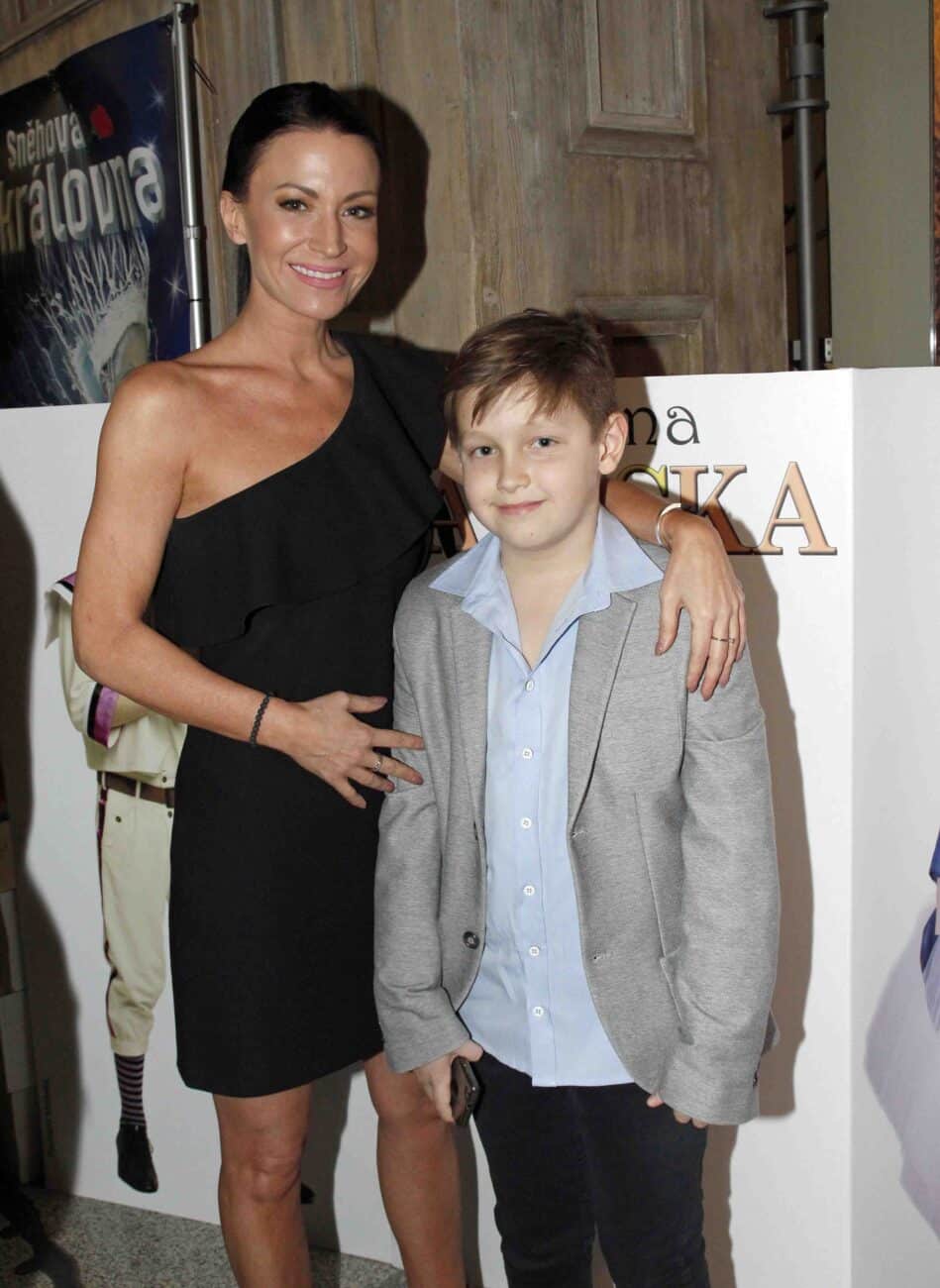 Gabriela Partyšová a její syn Kristian Kokta před 7 roky. Foto: Nextfoto
