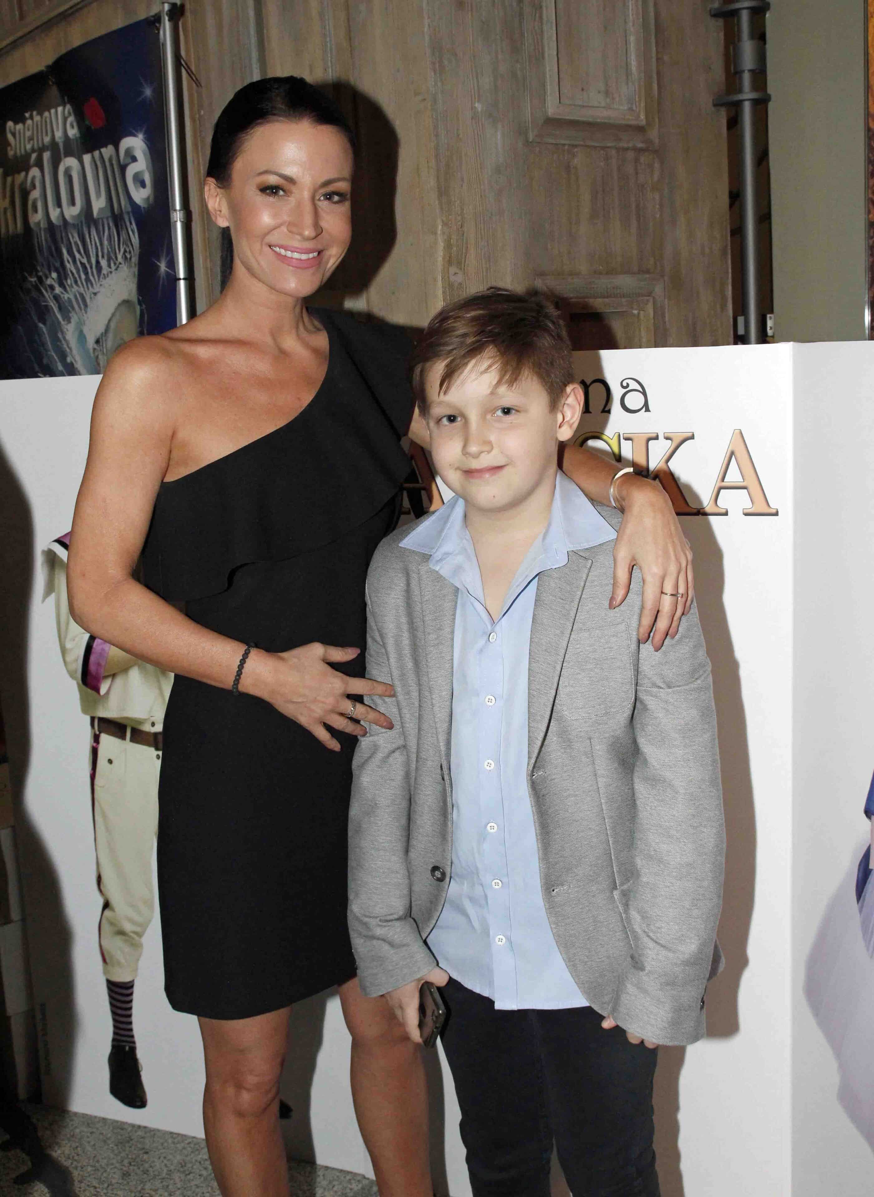Gabriela Partyšová a její syn Kristian Kokta před 7 roky. Foto: Nextfoto