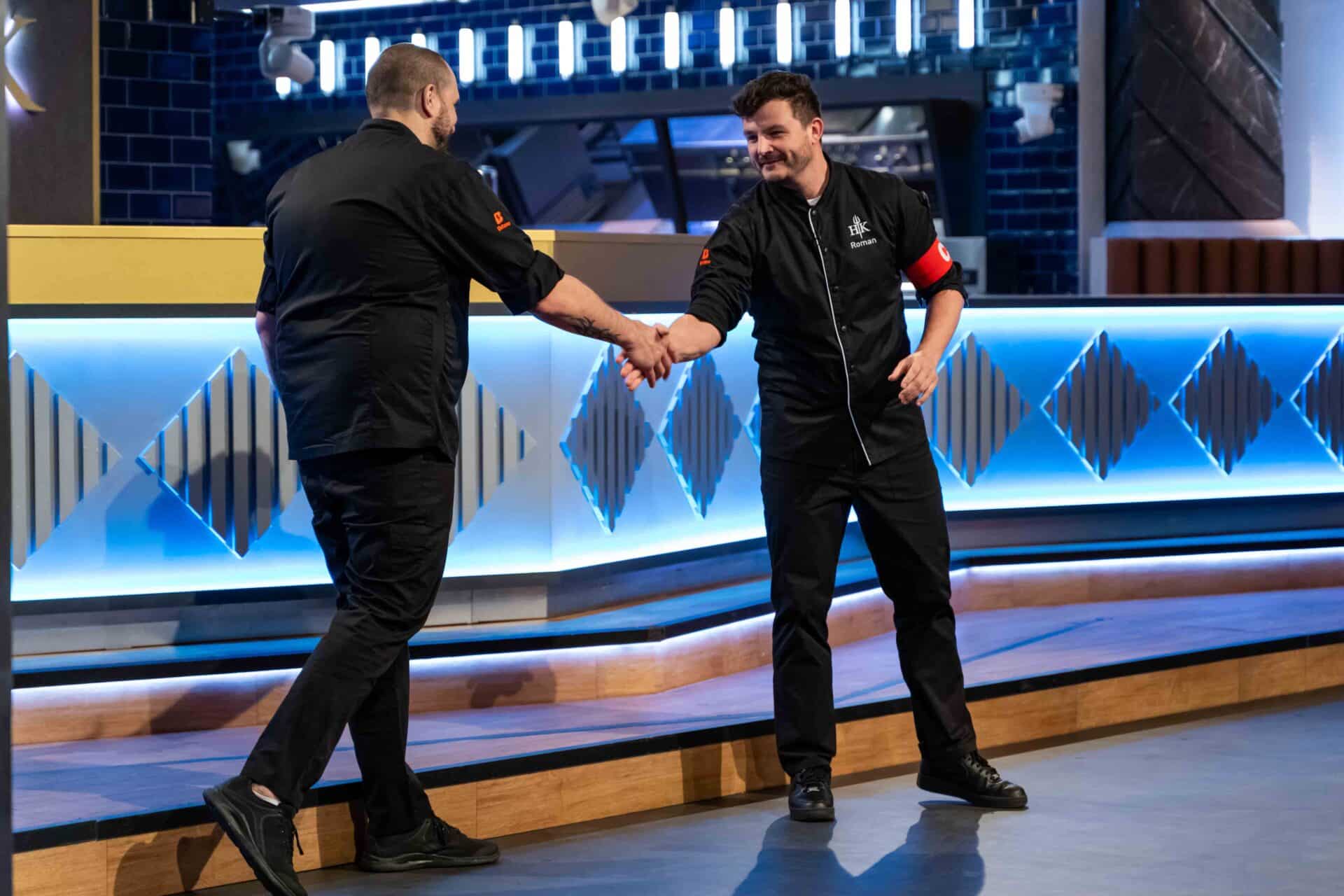 Kuba a Roman ve finále Hell's Kitchen. Foto: Nova