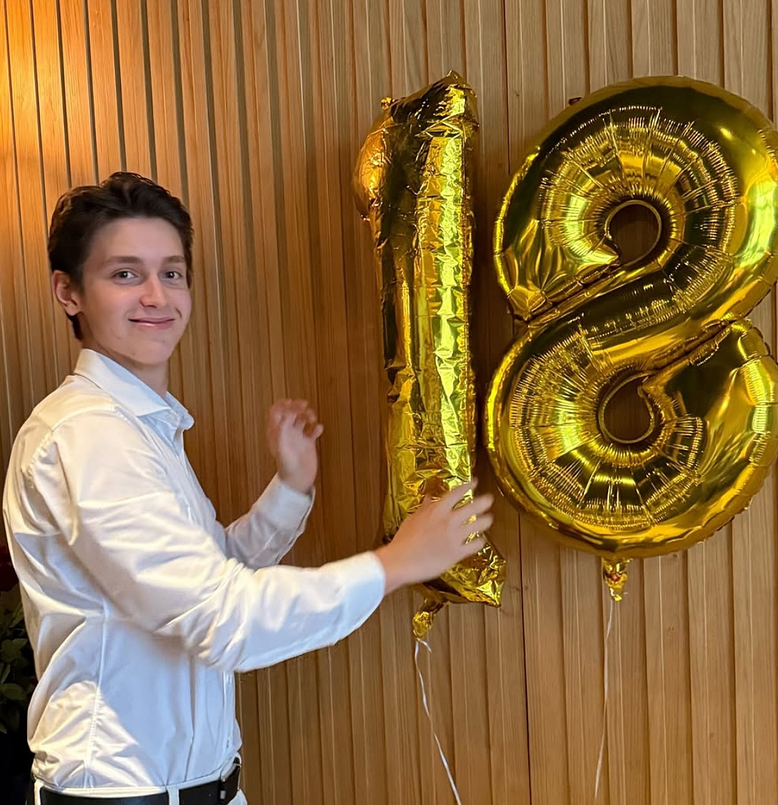 Kristian Kokta oslavil 18. narozeniny, je z něho fešák. Foto: Instagram