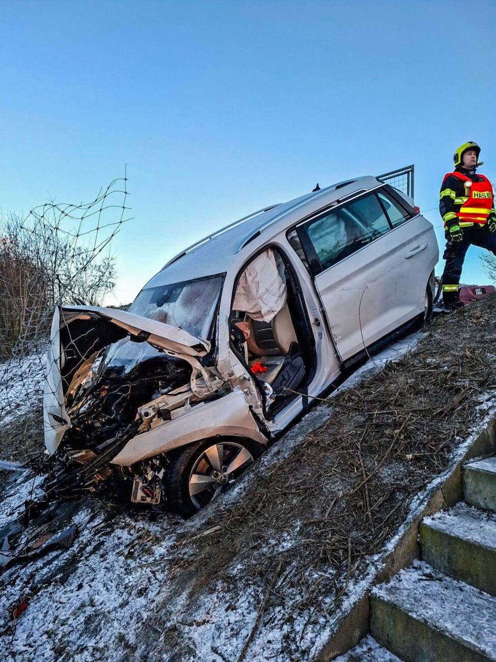 Nehoda na dálnici D35. Foto: HZS