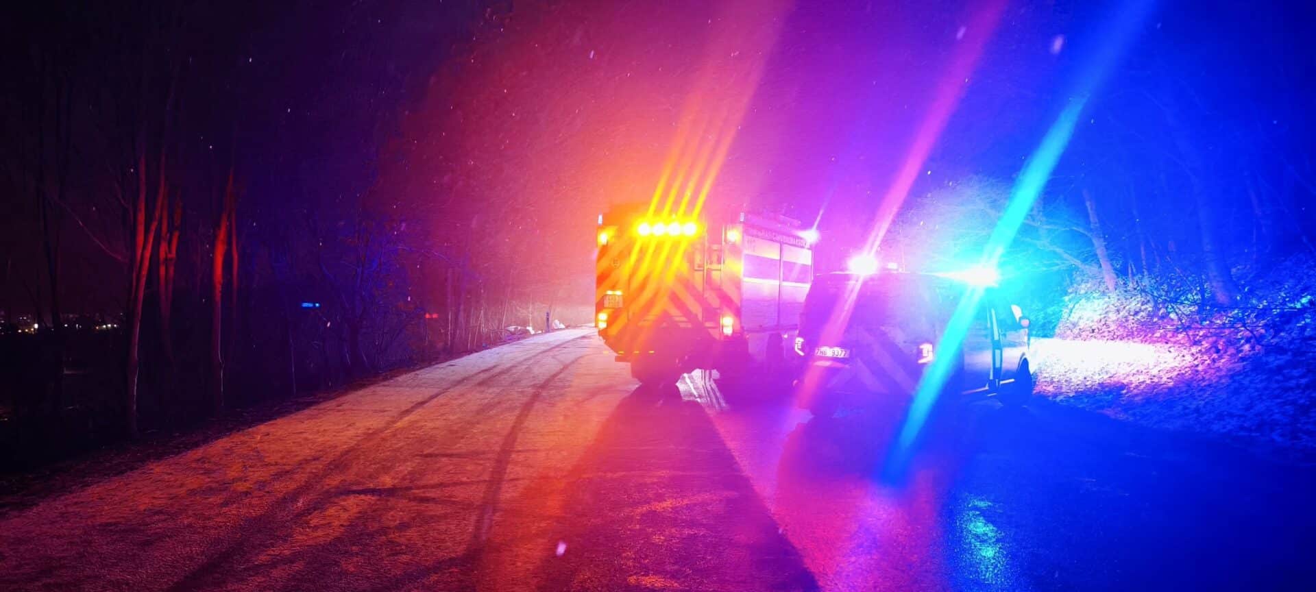 Vážná nehoda u Trutnova. Hasiči Horní Maršov