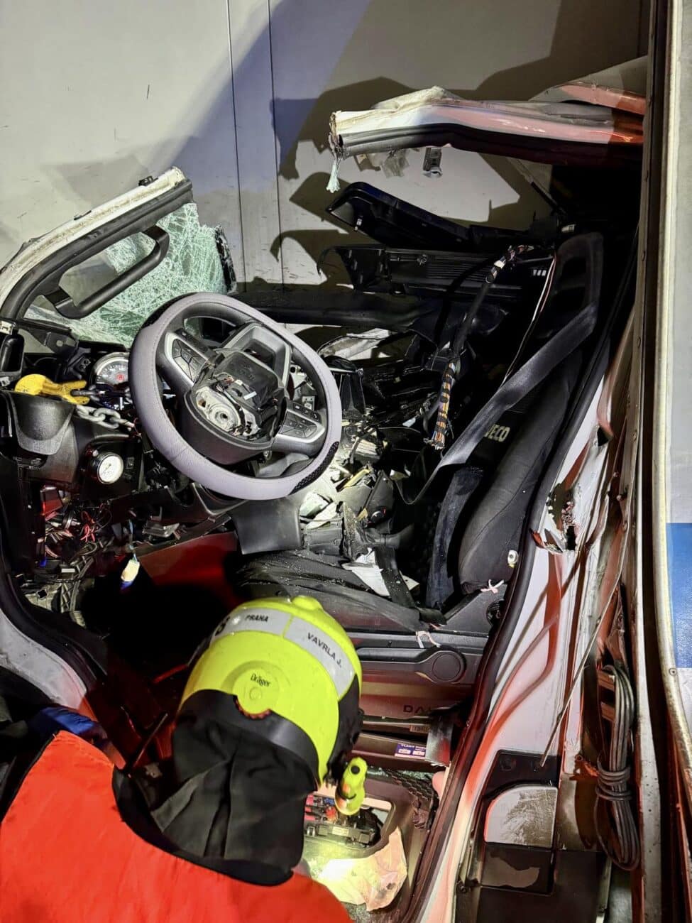 Vážná nehoda na Pražském okruhu. Foto: HZS