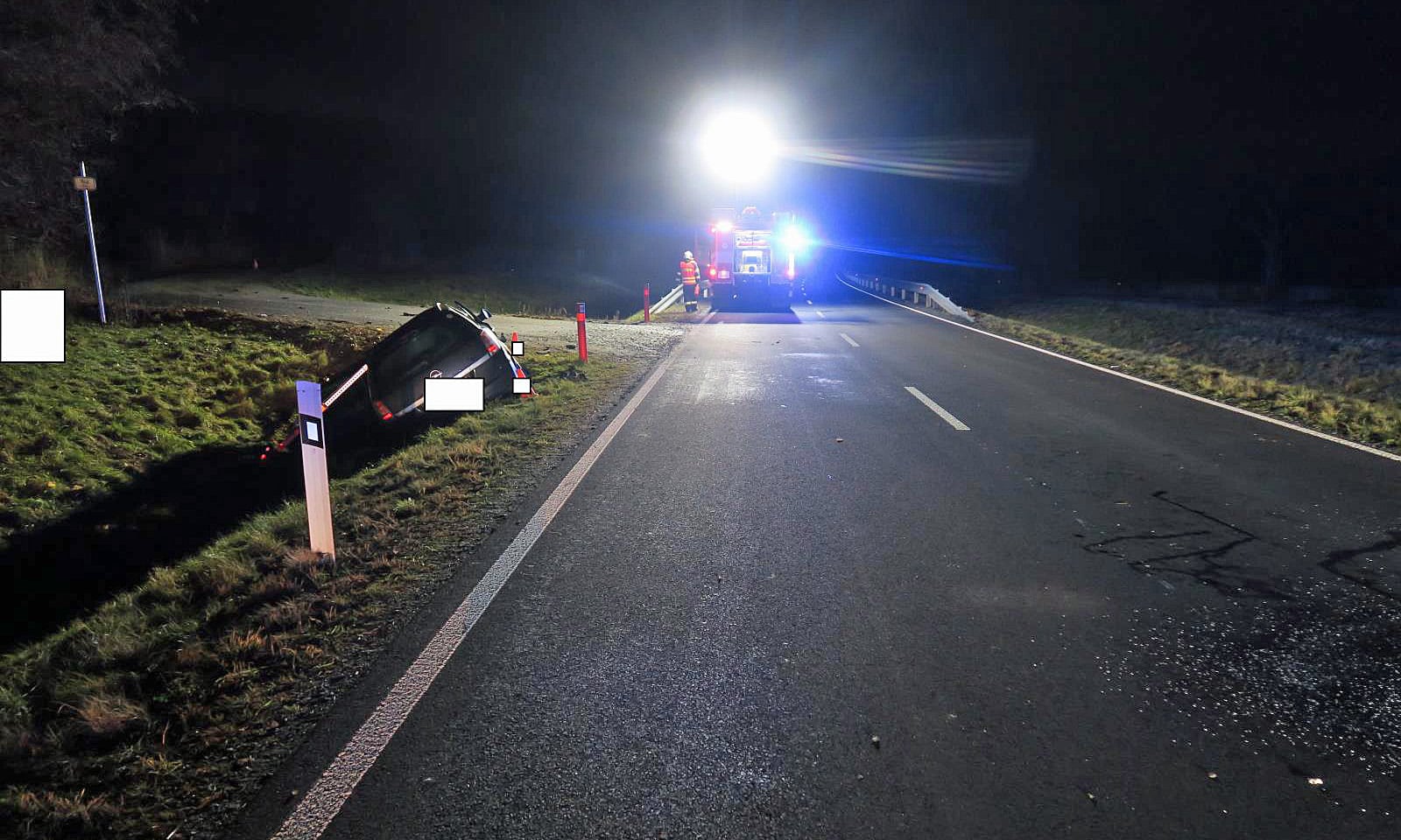 Tragická nehoda u obce Žár. Foto: Policie ČR