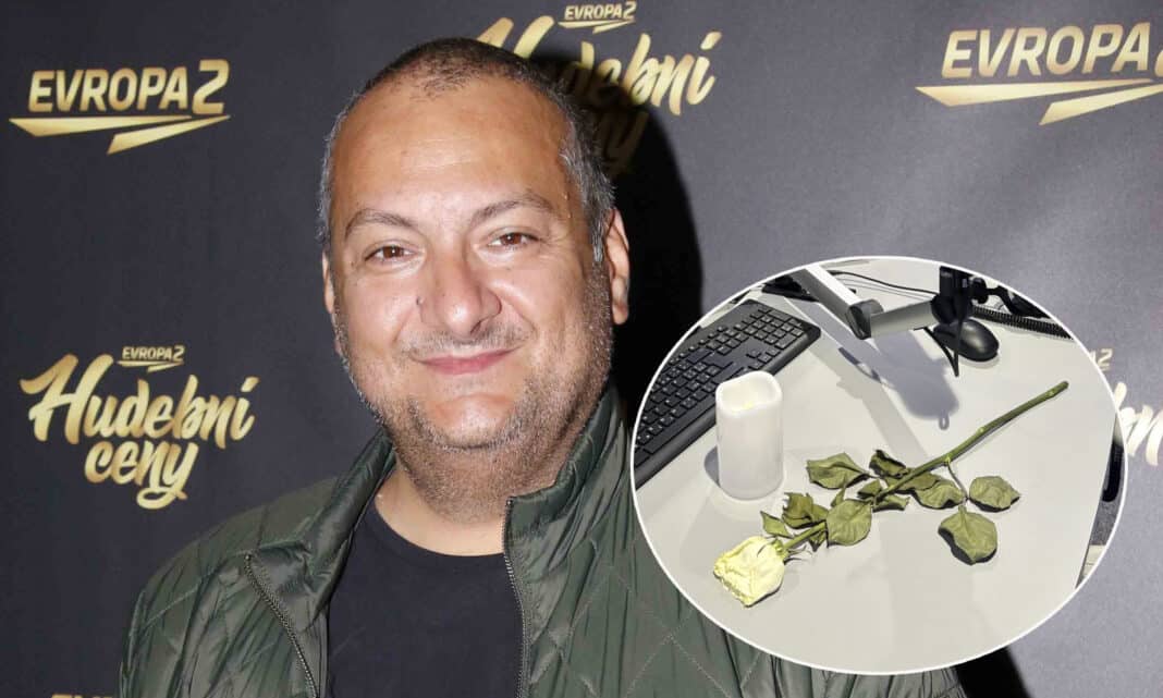 Pieta za Patrika Hezuckého v rádiu Evropa 2. Foto: Nextfoto