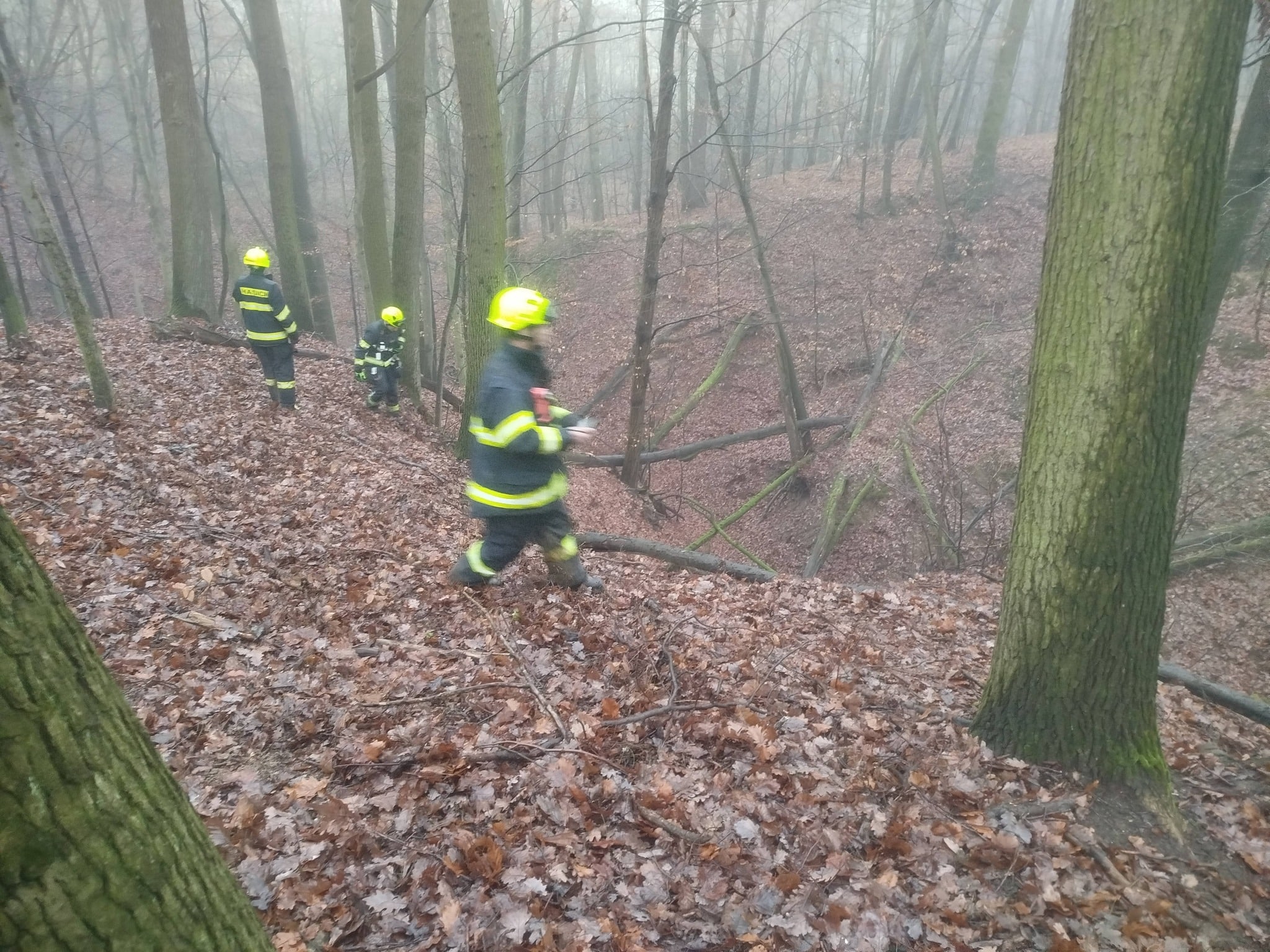 Po chlapci ze Zlínska pátrali hasiči i policisté čtyři dny. Foto: SDH / Josef Gabrhelík