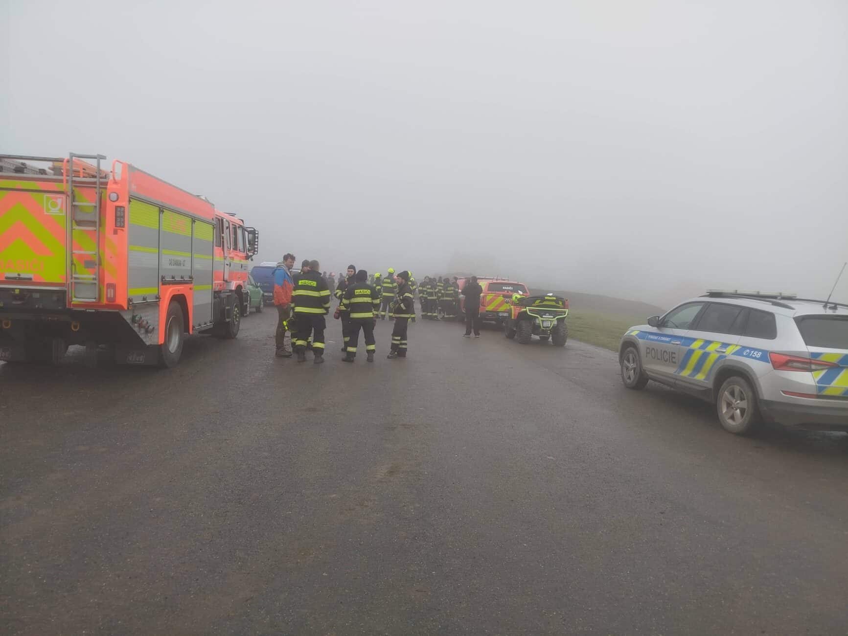 Po chlapci ze Zlínska pátrali hasiči i policisté čtyři dny. Foto: SDH / Josef Gabrhelík