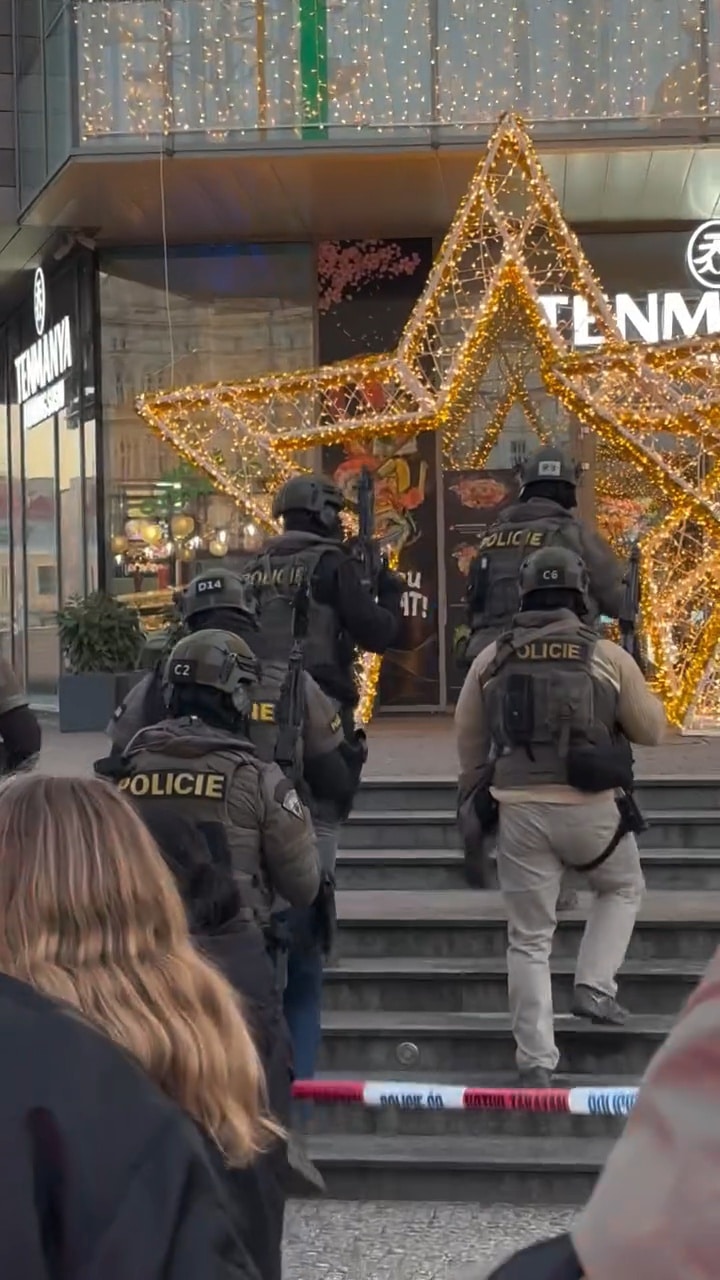 VIDEO: Policie zasahuje v OC Galerie Teplice. Zdroj: Terry Riantova