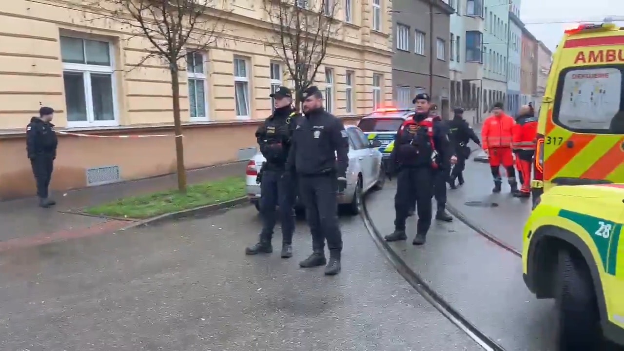 VIDEO: Policie vyšetřuje vraždu v Brně.