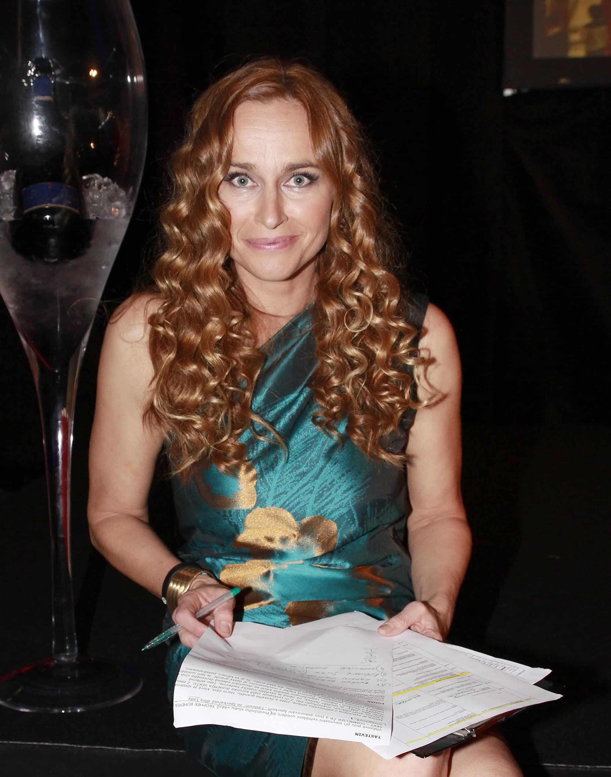 Lucie Výborná naMistrovství ČR sommelierů Trophee Bohemia sekt 2013. Foto: Nextfoto