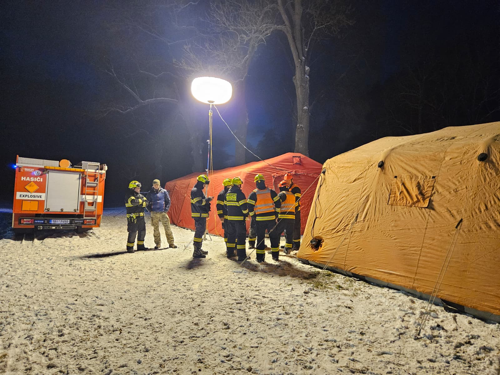 Záchranná akce v Moravském krasu. Foto: HZS