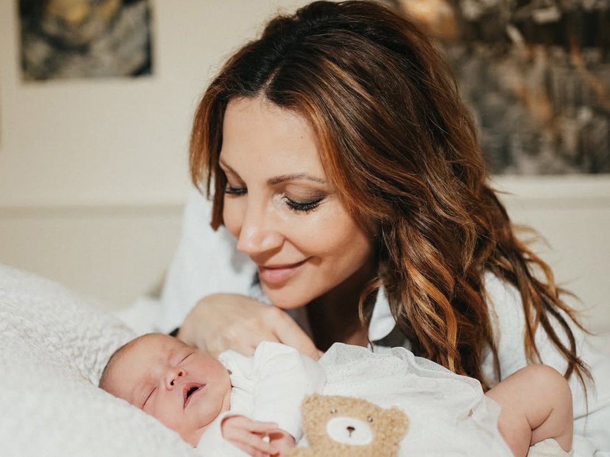 Olga Lounová s novorozenou Vivien. Foto: Olga Lounová