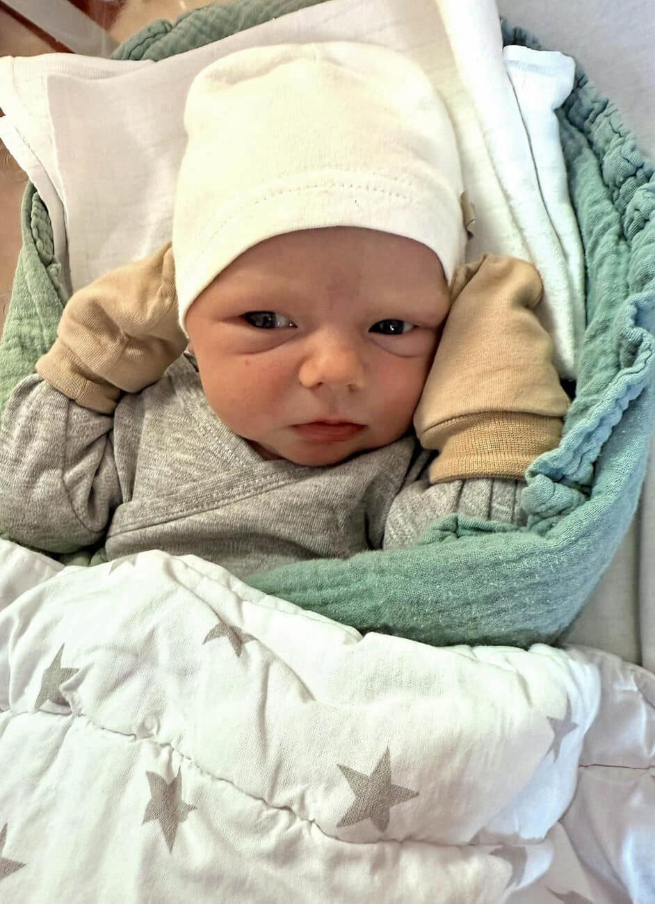 První miminko roku 2026: Matyáš z Plzně. Foto: FN Plzeň