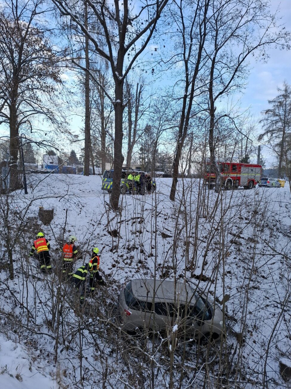 Nehoda u Mostkovic. Foto: HZS