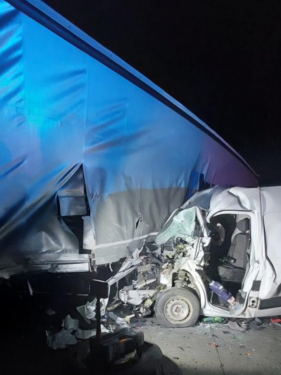 Nehoda na dálnici D1. Foto: HZS