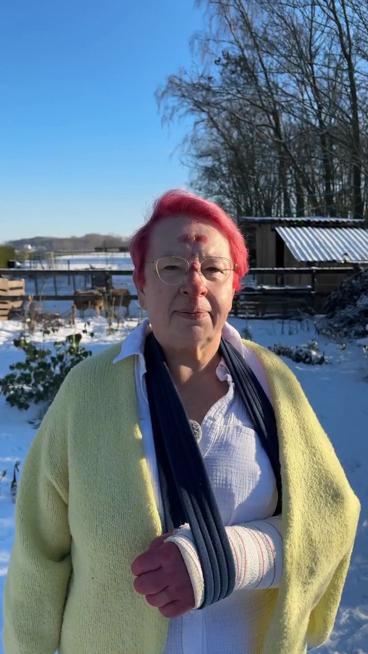 VIDEO: Mirka van Gils Slavíková se zranila. Zdroj: Facebook