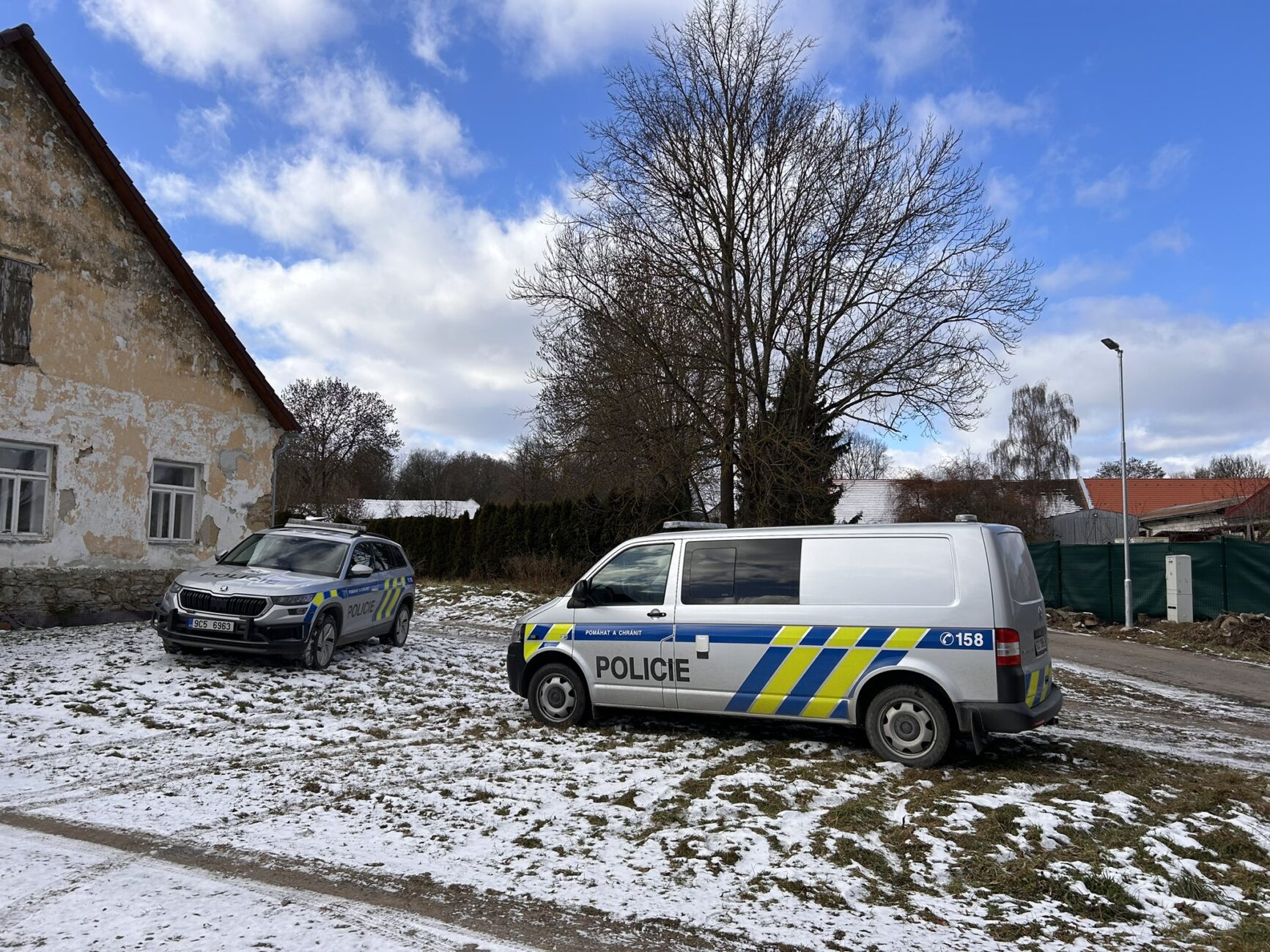 Policie vyšetřuje vraždu na Strakonicku. Foto: PČR
