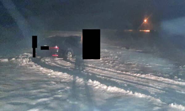 Mladíci driftováním zničili lyžařskou stopu v Josefově Dole. Foto: Policie ČR