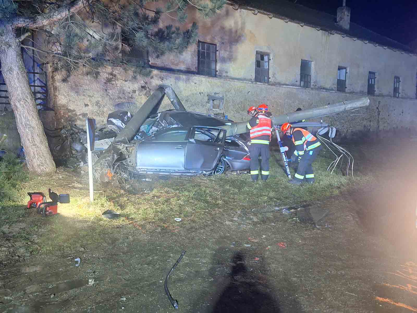 Tragická nehoda v Rešicích. Foto: Policie ČR