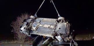 Nehoda v pražské Uhříněvsi. Foto: HZS Praha