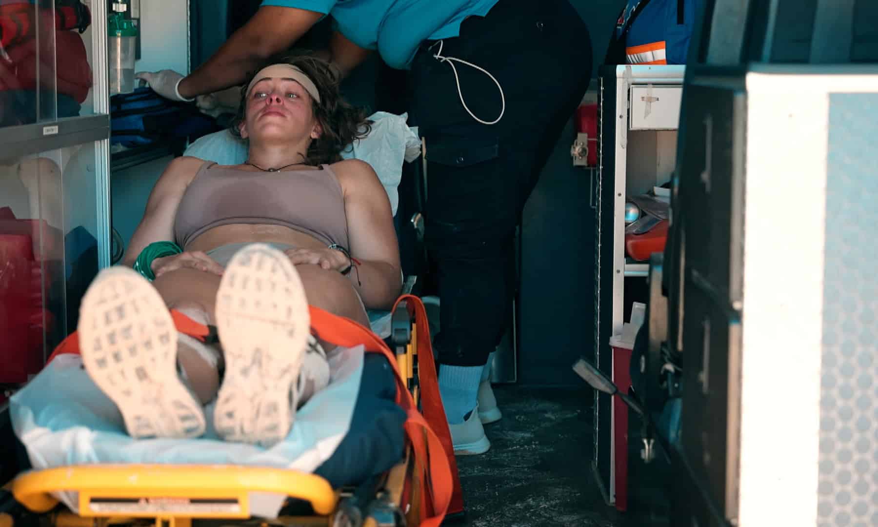 Sára se při hře v Survivoru zranila na hlavě. Foto: TV Nova