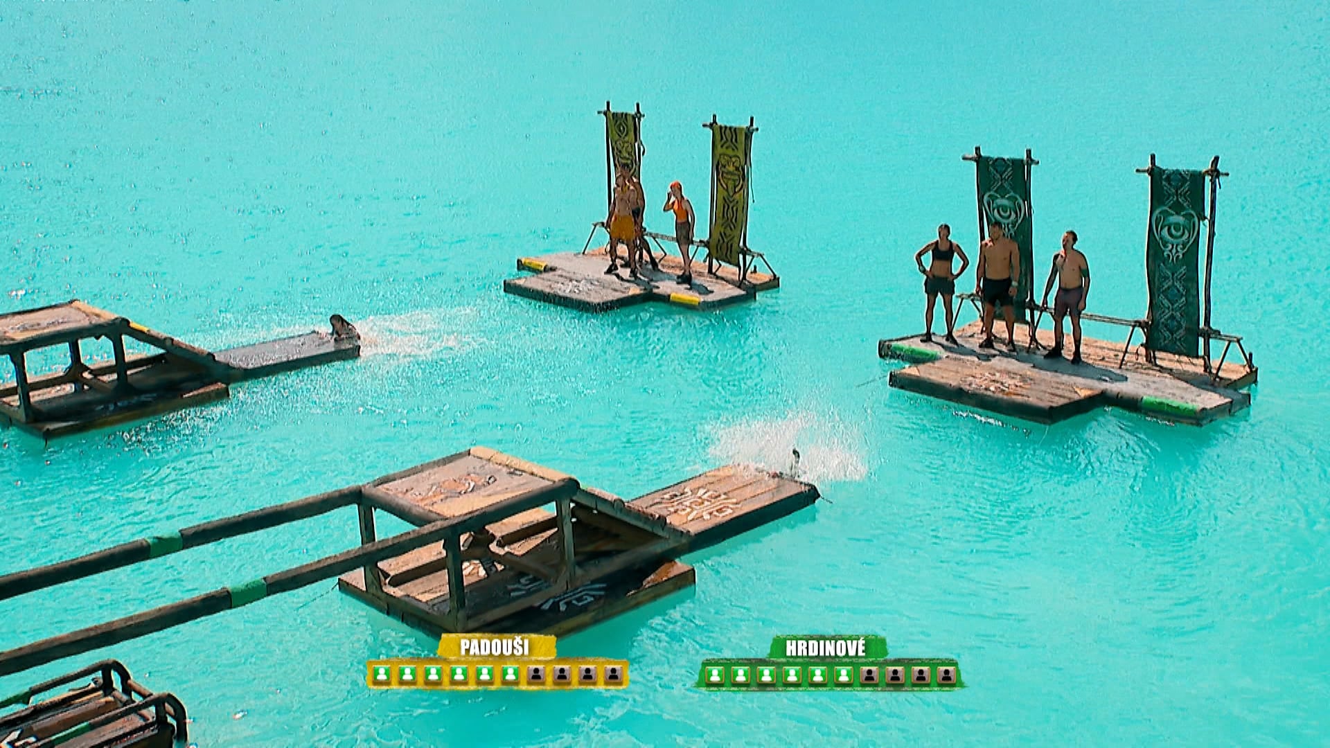 Hra o odměnu v 7. dílu Survivor. Foto: se souhlasem TV Nova