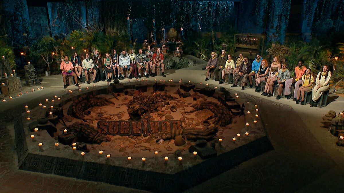 Kmenová rada v 9. dílu Survivor. Foto: TV Nova