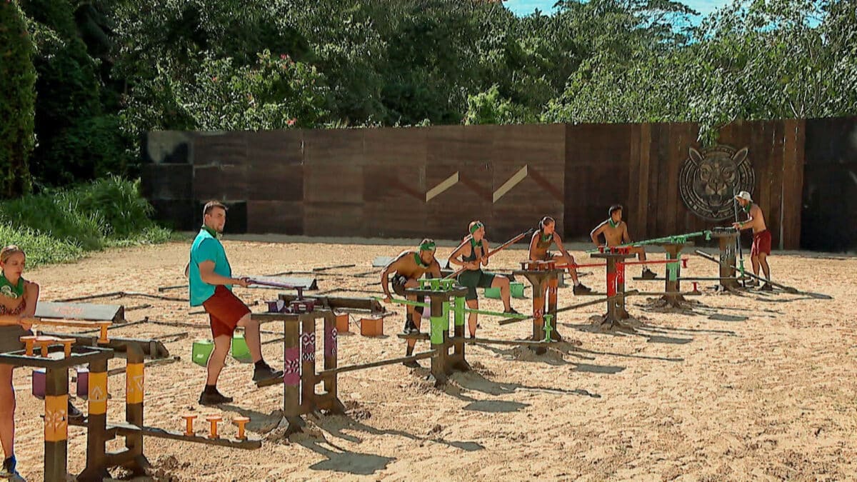Souboj o individuální imunitu ve 12. dílu Survivor. Foto: se souhlasem TV Nova