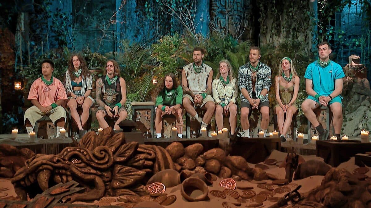 Survivor: Hrdinové na kmenové radě ve 12. dílu. Foto: se souhlasem TV Nova