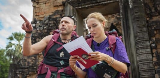 Jan Tuna a Nicole Šáchová v soutěži Asia Express. Foto: se souhlasem TV Prima