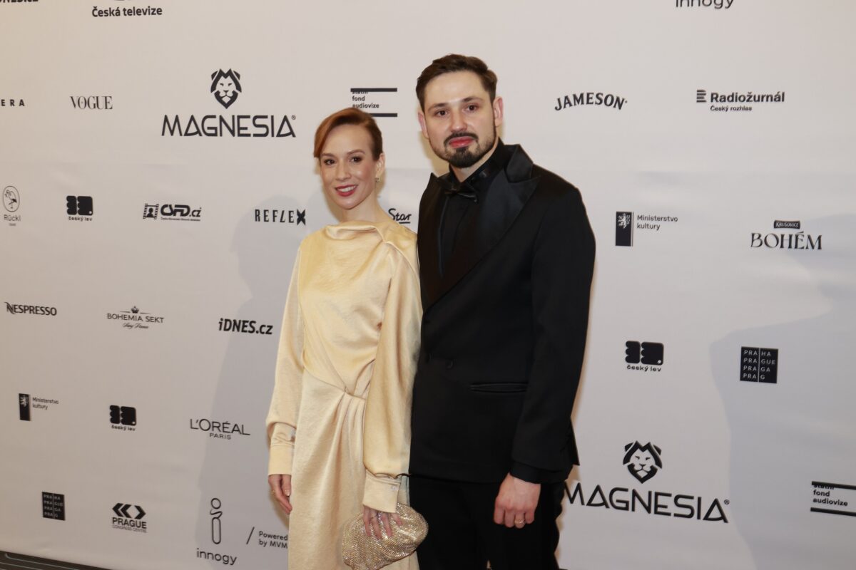 Herečka Tatiana Pauhofová s manželem Tomášem Maštalířem. Foto: Nextfoto