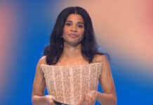 Předávání cen Český lev moderovala Bianca Cristovao. Foto: se souhlasem Česká televize