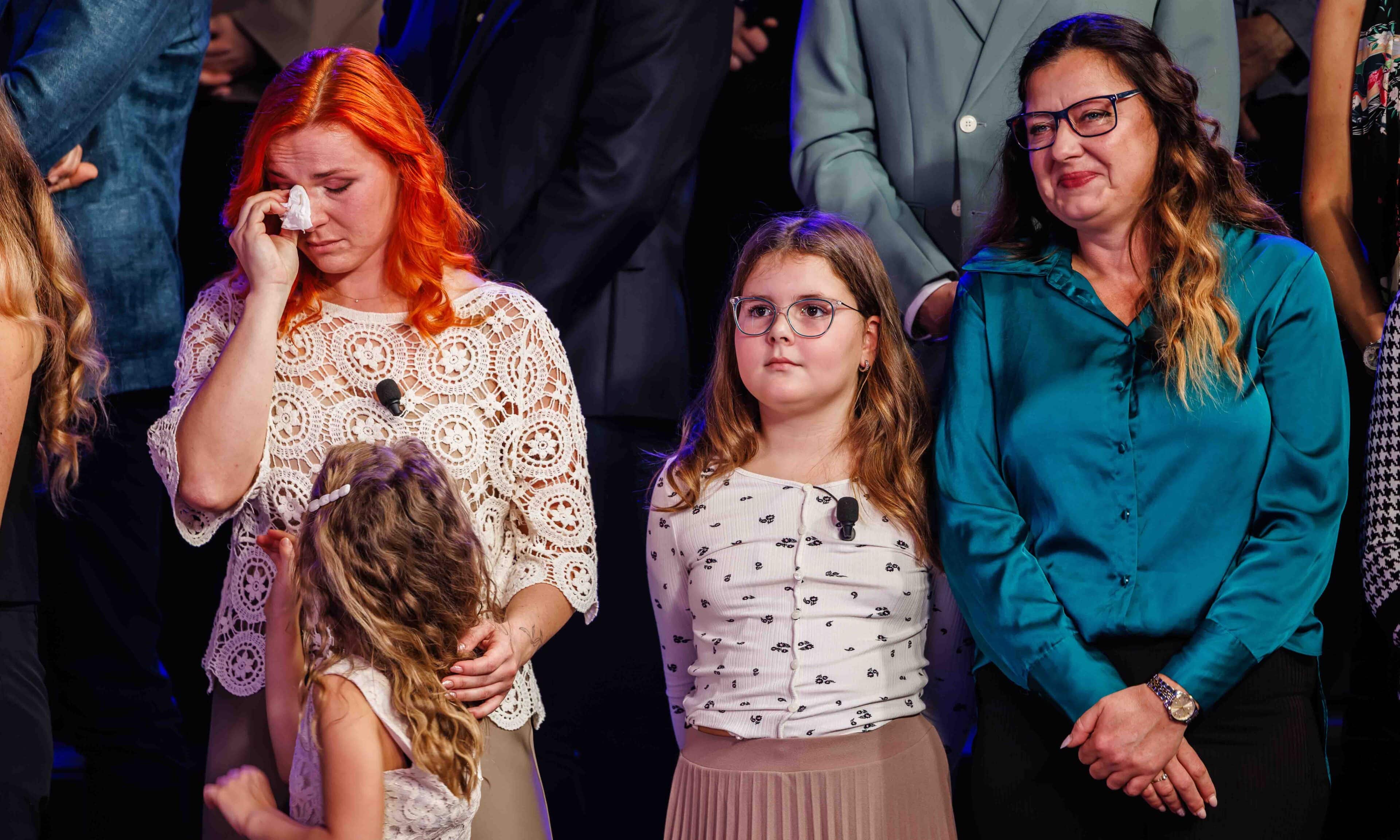 Jakubova proměna dojala u i jeho ženu a dcery. Foto: TV Nova