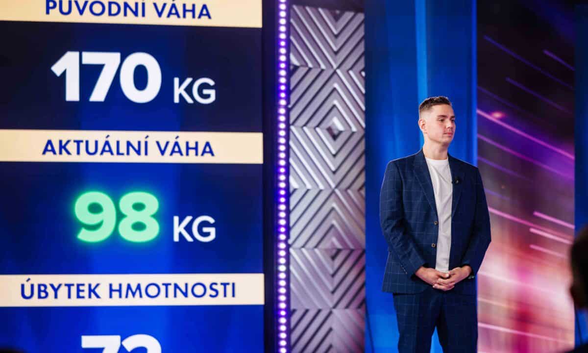 Jakub Chládek zhubl neuvěřitelných 72 kilogramů. Foto: TV Nova