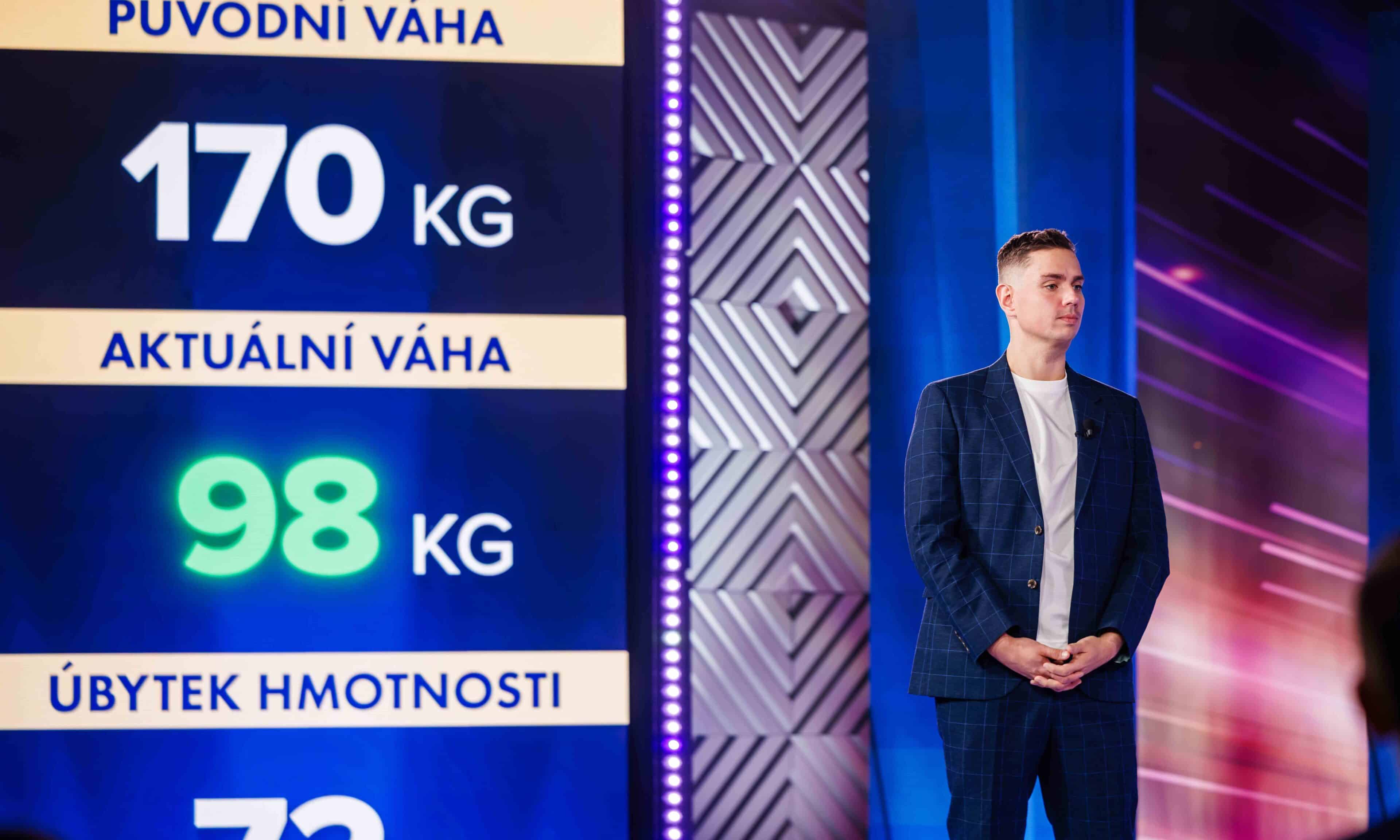 Jakub Chládek zhubl neuvěřitelných 72 kilogramů. Foto: TV Nova
