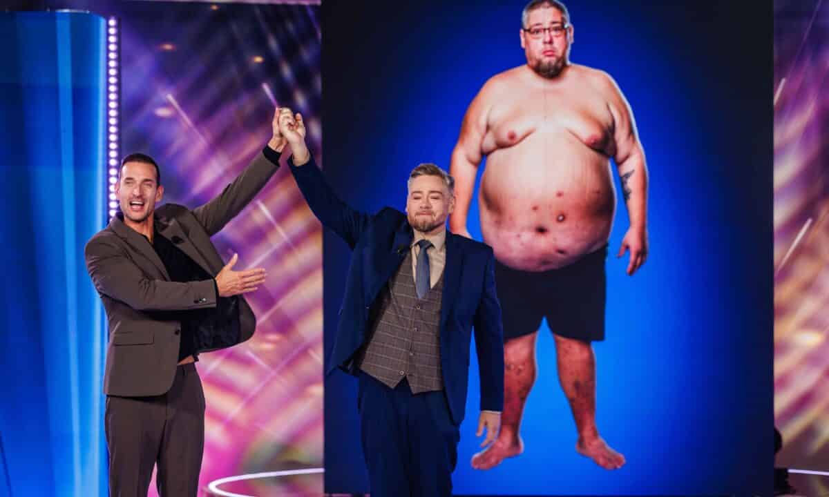 Honza Erben v Extrémních proměnách zhubl 109 kilogramů. Foto: TV Nova