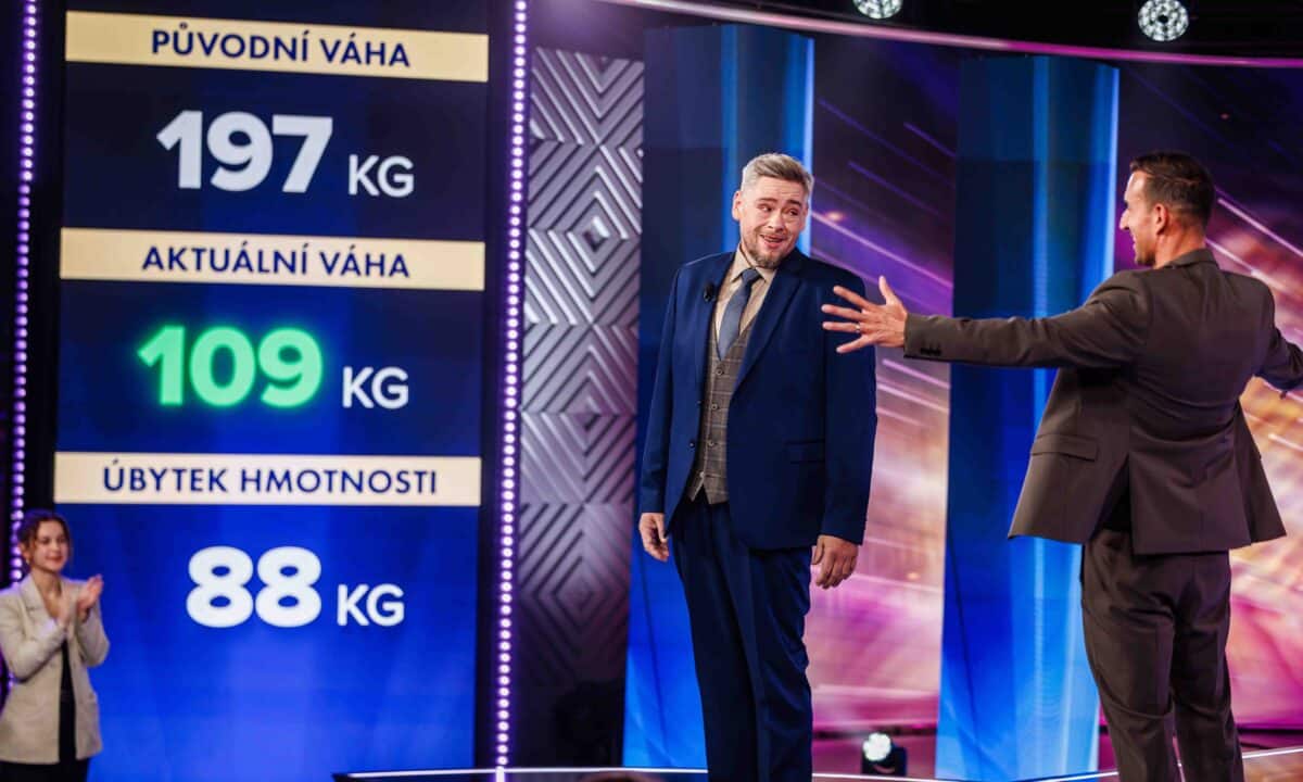 Honza Erben v Extrémních proměnách zhubl 109 kilogramů. Foto: TV Nova
