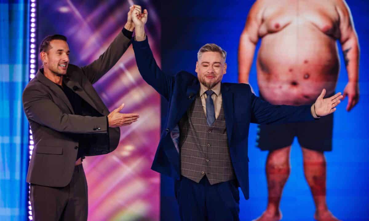 Honza Erben v Extrémních proměnách zhubl 109 kilogramů. Foto: TV Nova