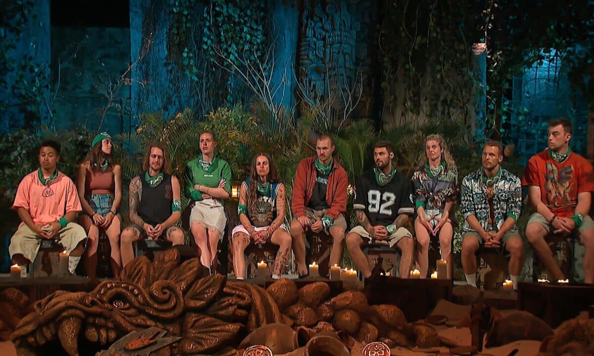 Hrdinové na 5. kmenové radě Survivoru. Foto: TV Nova
