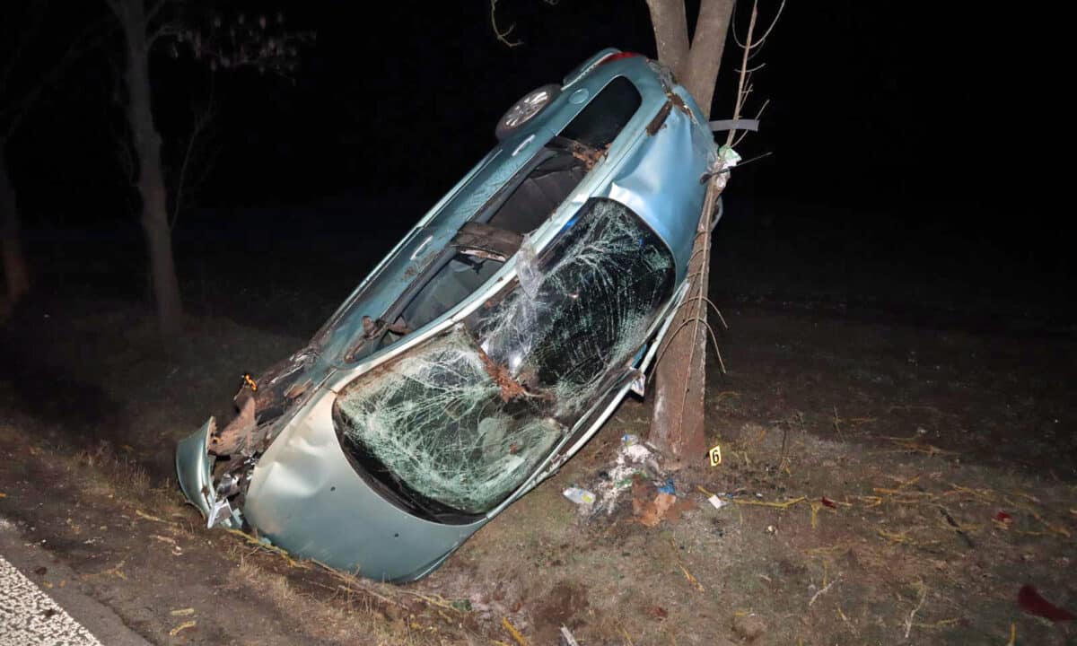 Nehoda u obce Bezděz. Foto: Policie ČR